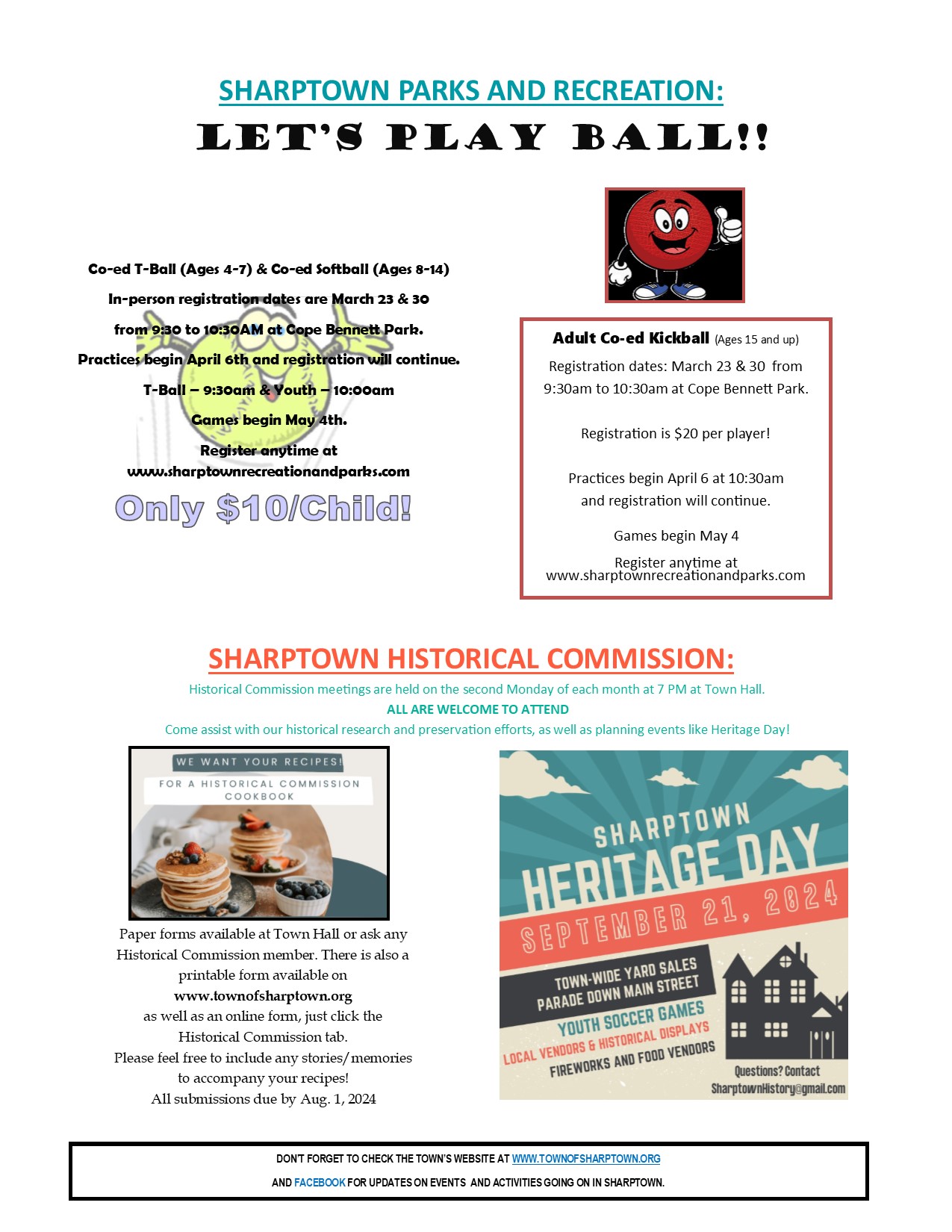 Quarterly Newsletter Commissioners of Sharptown